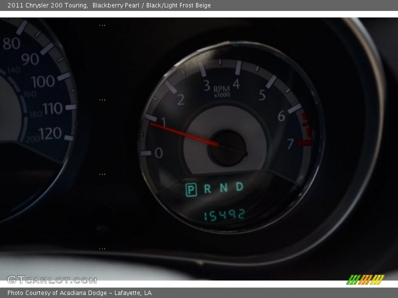 Blackberry Pearl / Black/Light Frost Beige 2011 Chrysler 200 Touring