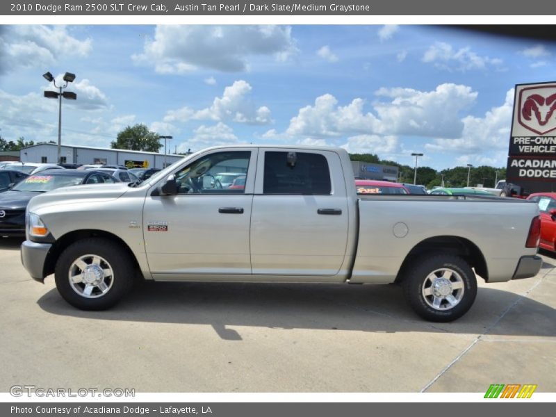 Austin Tan Pearl / Dark Slate/Medium Graystone 2010 Dodge Ram 2500 SLT Crew Cab
