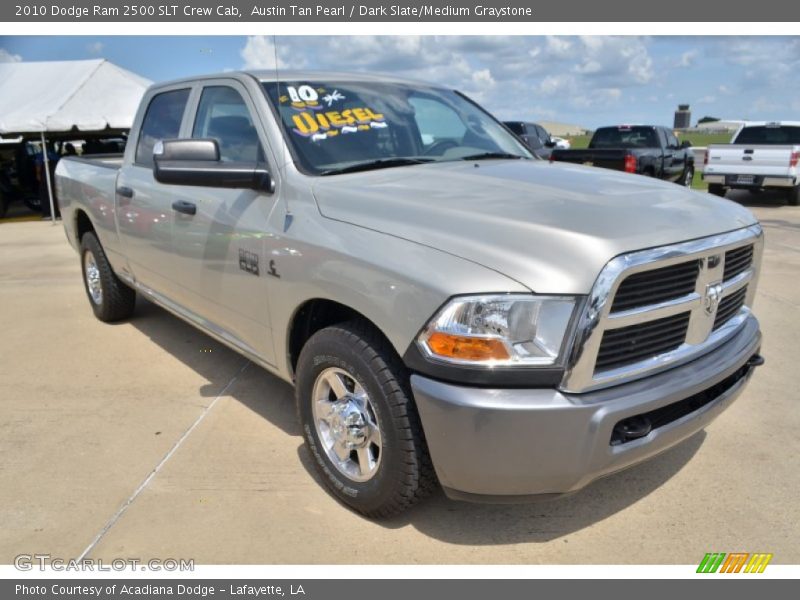 Austin Tan Pearl / Dark Slate/Medium Graystone 2010 Dodge Ram 2500 SLT Crew Cab