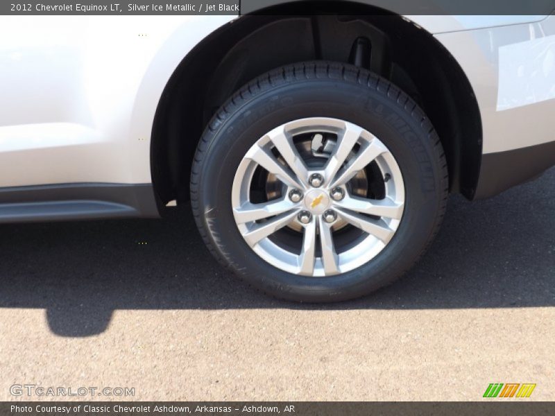 Silver Ice Metallic / Jet Black 2012 Chevrolet Equinox LT