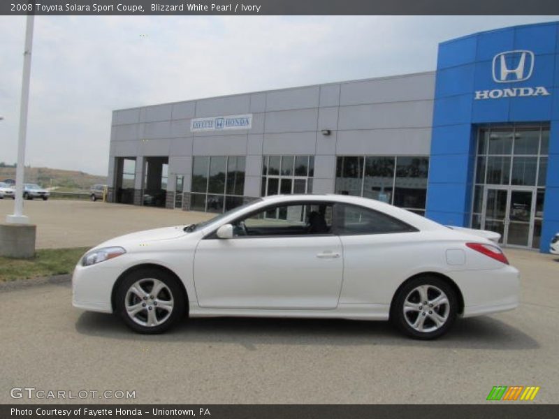 Blizzard White Pearl / Ivory 2008 Toyota Solara Sport Coupe