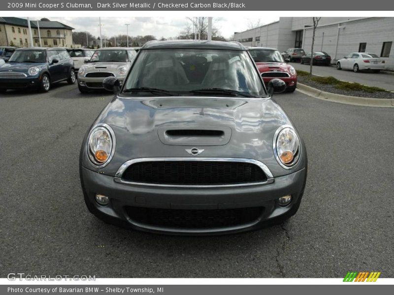 Dark Silver Metallic / Checkered Carbon Black/Black 2009 Mini Cooper S Clubman