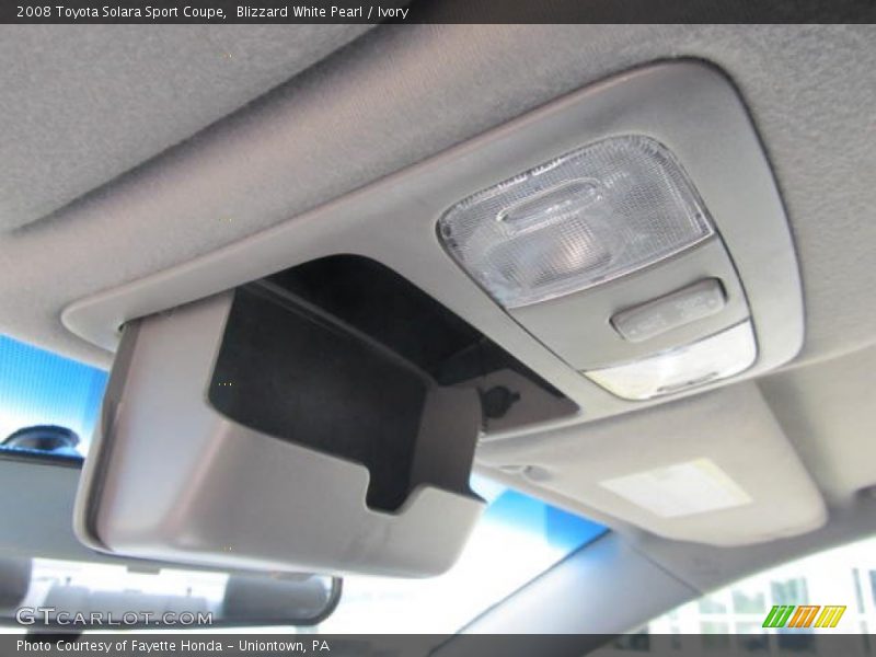Blizzard White Pearl / Ivory 2008 Toyota Solara Sport Coupe