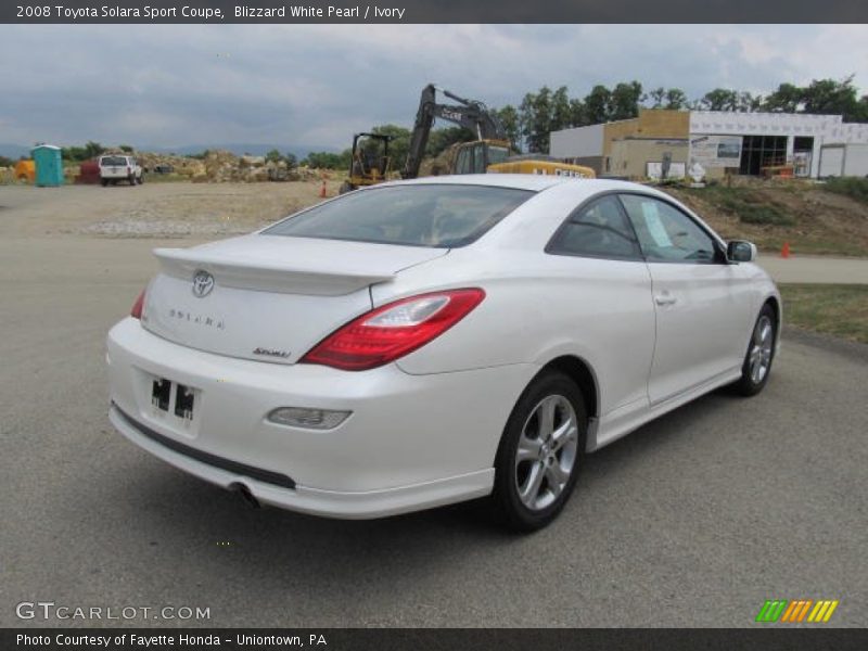 Blizzard White Pearl / Ivory 2008 Toyota Solara Sport Coupe