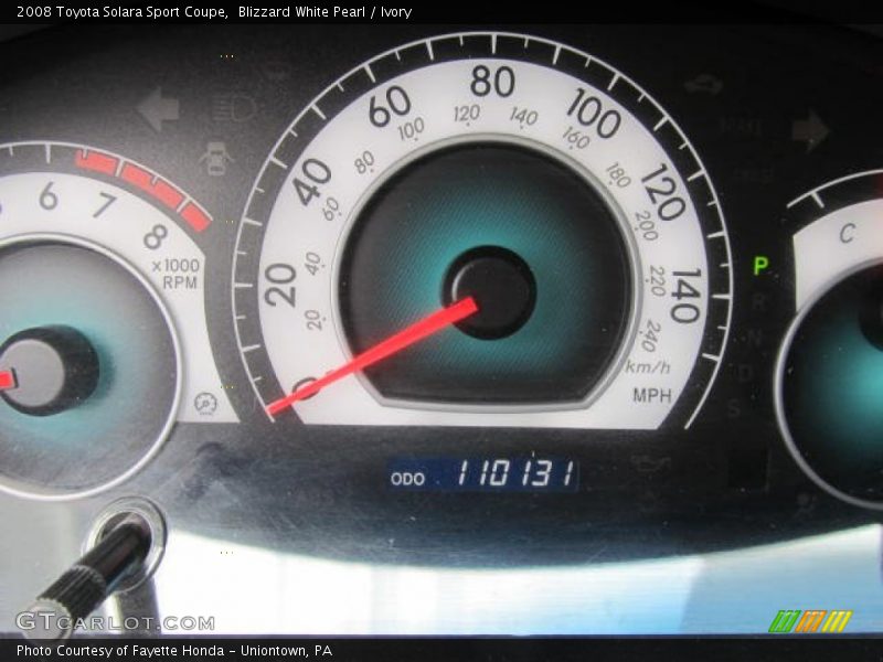  2008 Solara Sport Coupe Sport Coupe Gauges