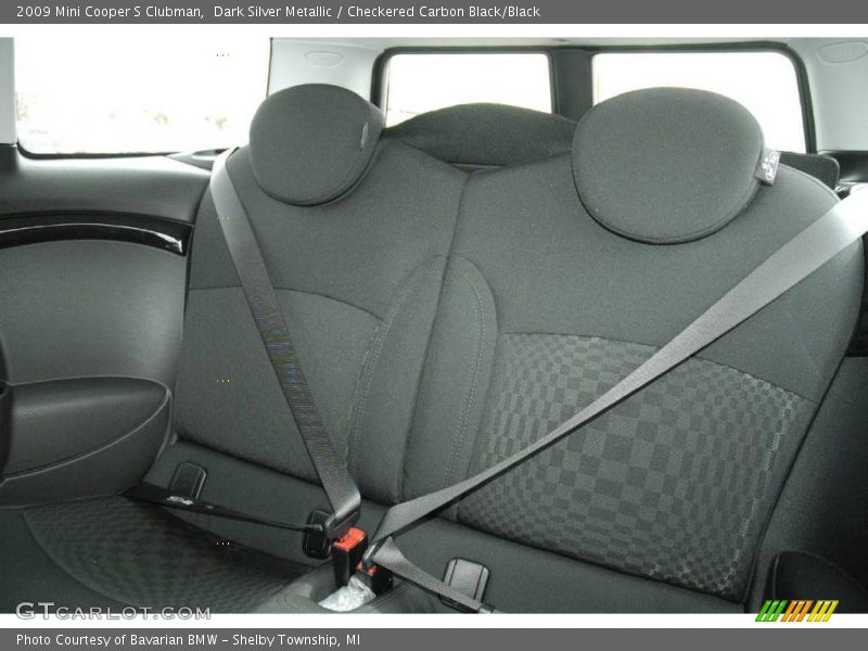 Dark Silver Metallic / Checkered Carbon Black/Black 2009 Mini Cooper S Clubman