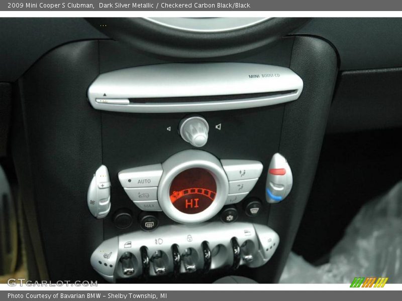 Dark Silver Metallic / Checkered Carbon Black/Black 2009 Mini Cooper S Clubman
