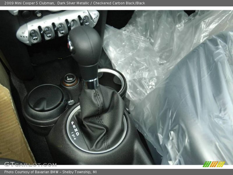 Dark Silver Metallic / Checkered Carbon Black/Black 2009 Mini Cooper S Clubman