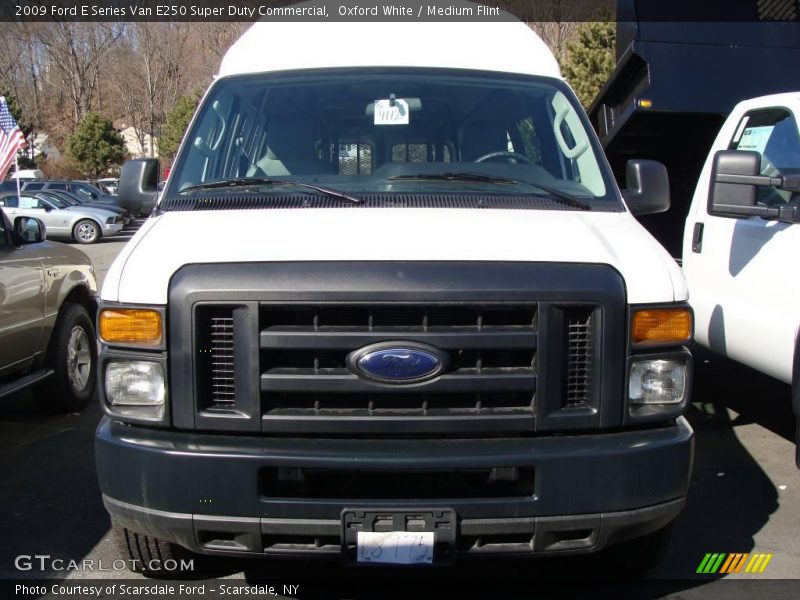 Oxford White / Medium Flint 2009 Ford E Series Van E250 Super Duty Commercial