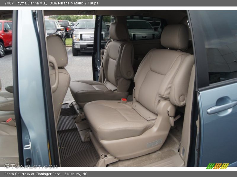 Blue Mirage Metallic / Taupe 2007 Toyota Sienna XLE