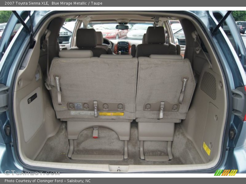 Blue Mirage Metallic / Taupe 2007 Toyota Sienna XLE