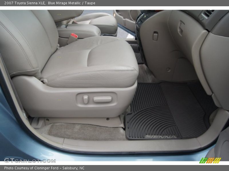 Blue Mirage Metallic / Taupe 2007 Toyota Sienna XLE