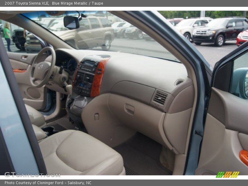 Blue Mirage Metallic / Taupe 2007 Toyota Sienna XLE