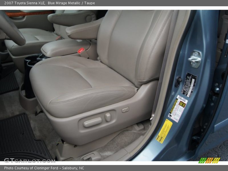 Blue Mirage Metallic / Taupe 2007 Toyota Sienna XLE