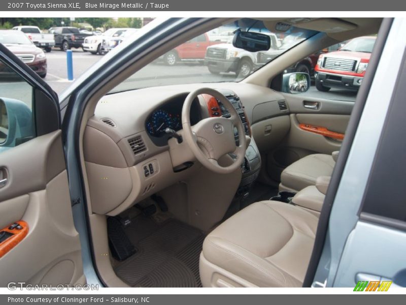 Taupe Interior - 2007 Sienna XLE 