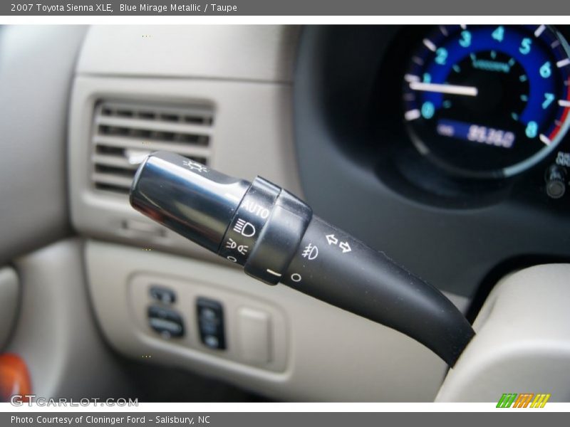 Blue Mirage Metallic / Taupe 2007 Toyota Sienna XLE