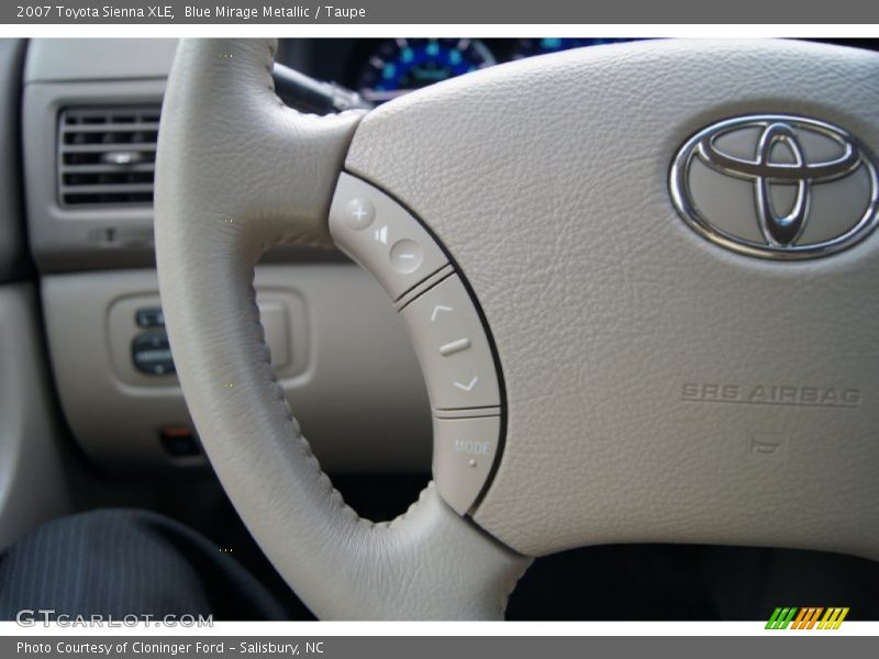 Blue Mirage Metallic / Taupe 2007 Toyota Sienna XLE