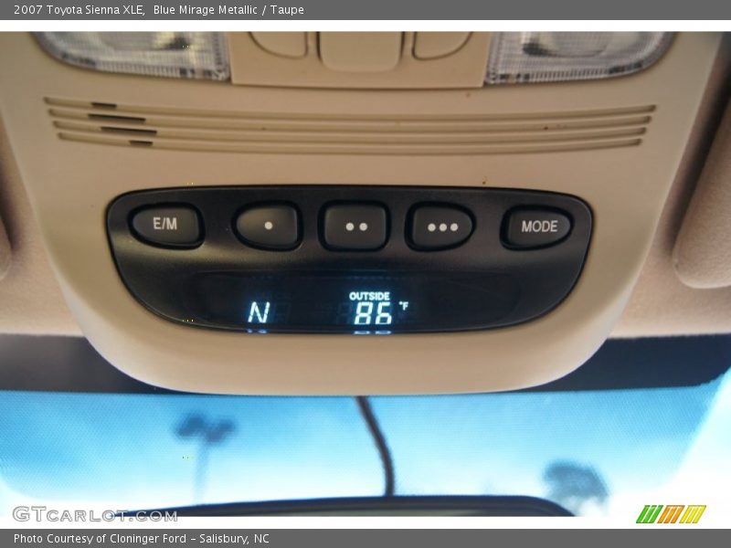 Blue Mirage Metallic / Taupe 2007 Toyota Sienna XLE