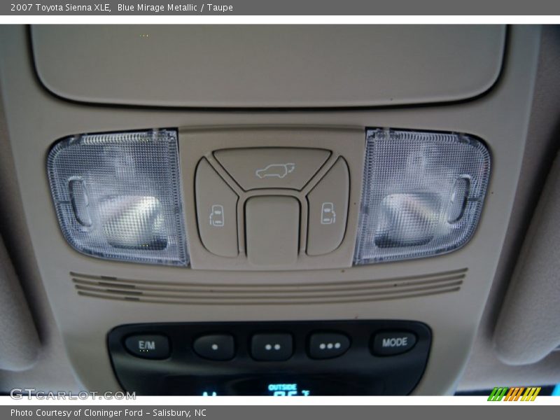 Blue Mirage Metallic / Taupe 2007 Toyota Sienna XLE