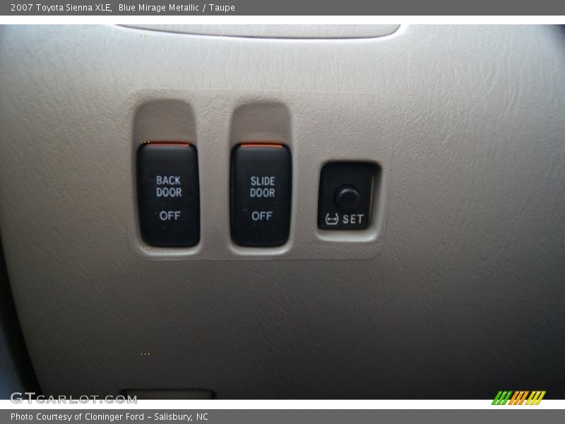 Blue Mirage Metallic / Taupe 2007 Toyota Sienna XLE