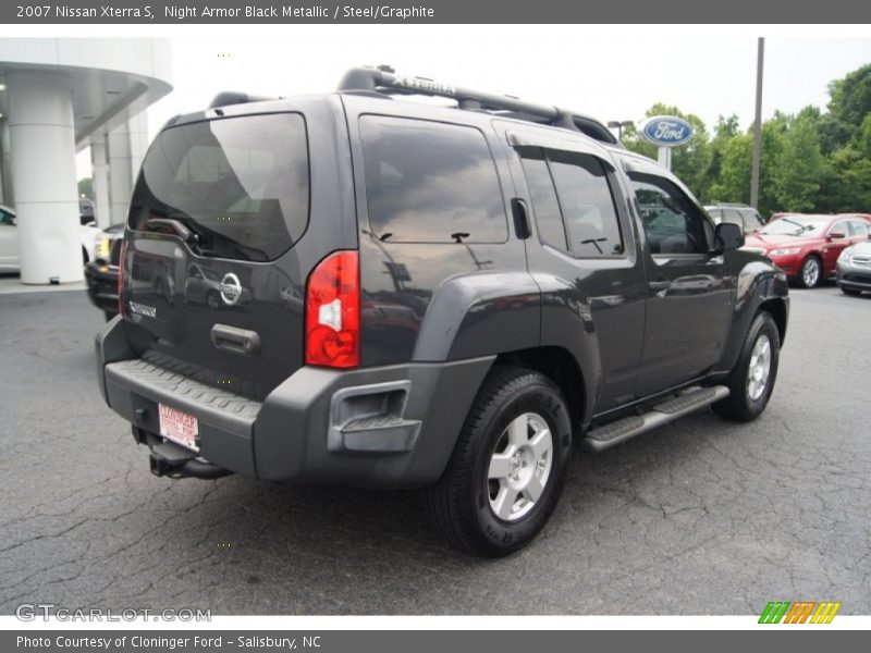 Night Armor Black Metallic / Steel/Graphite 2007 Nissan Xterra S