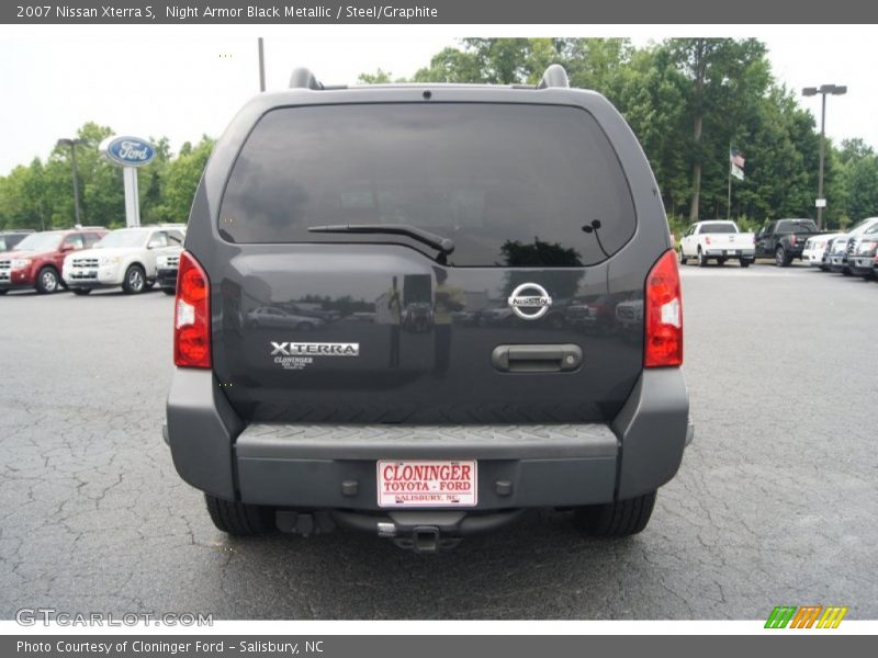 Night Armor Black Metallic / Steel/Graphite 2007 Nissan Xterra S