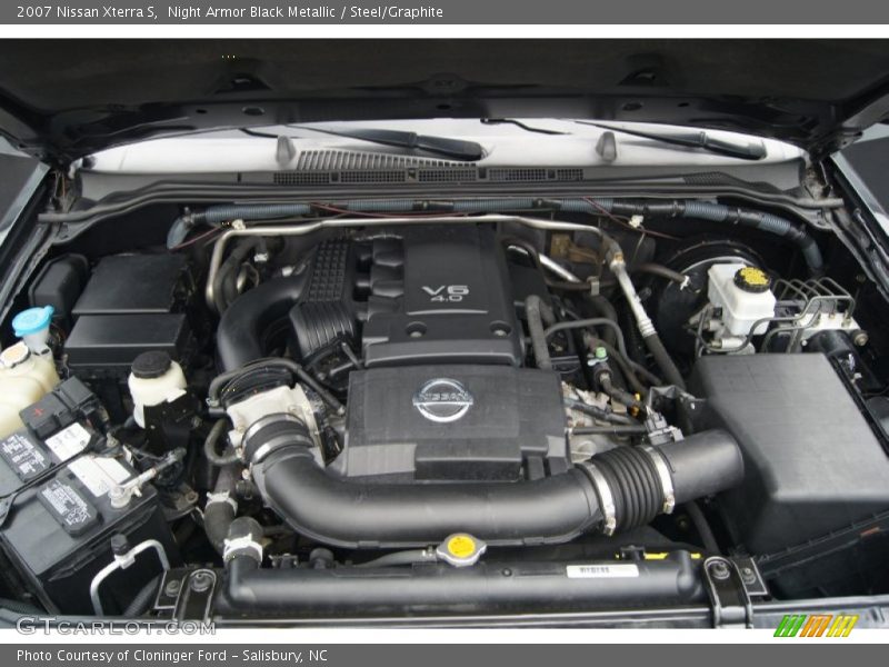Night Armor Black Metallic / Steel/Graphite 2007 Nissan Xterra S