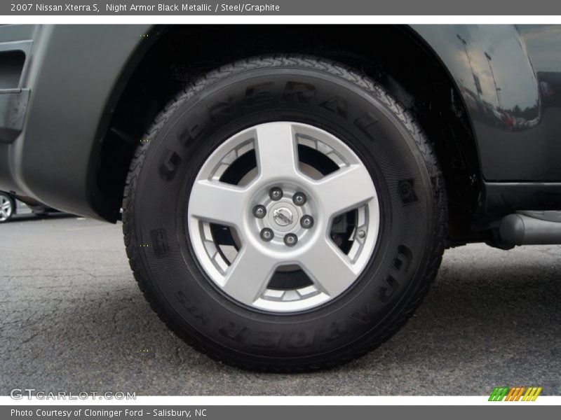 Night Armor Black Metallic / Steel/Graphite 2007 Nissan Xterra S