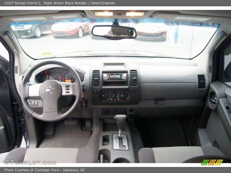 Night Armor Black Metallic / Steel/Graphite 2007 Nissan Xterra S