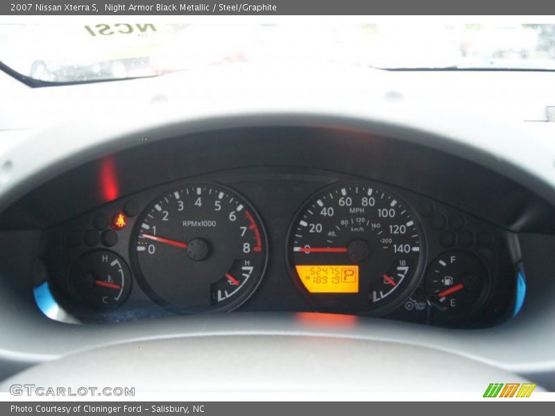 Night Armor Black Metallic / Steel/Graphite 2007 Nissan Xterra S