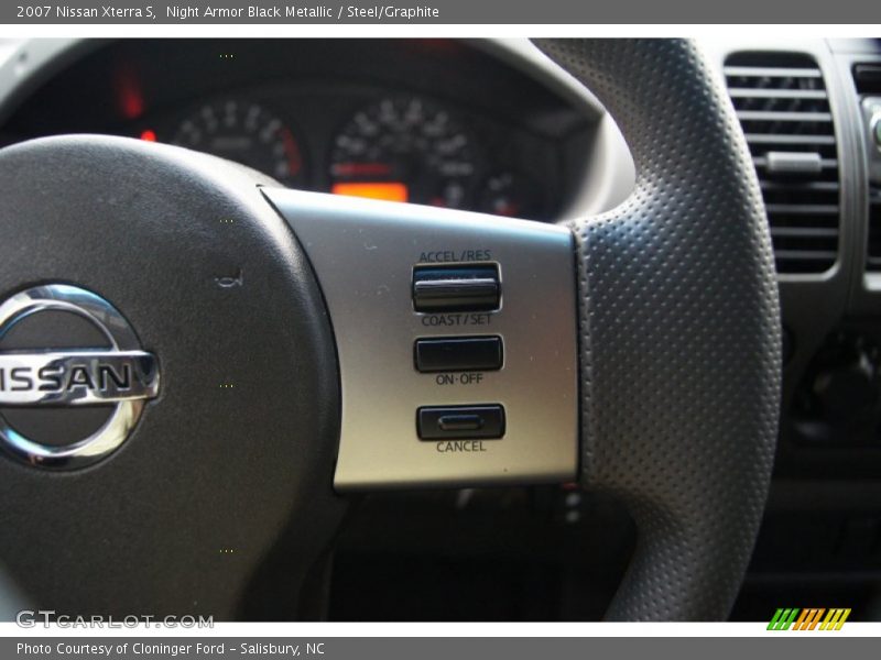 Night Armor Black Metallic / Steel/Graphite 2007 Nissan Xterra S