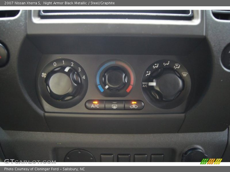 Night Armor Black Metallic / Steel/Graphite 2007 Nissan Xterra S