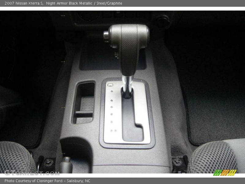 Night Armor Black Metallic / Steel/Graphite 2007 Nissan Xterra S