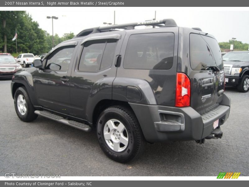 Night Armor Black Metallic / Steel/Graphite 2007 Nissan Xterra S