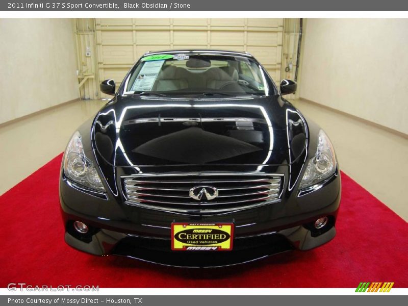 Black Obsidian / Stone 2011 Infiniti G 37 S Sport Convertible