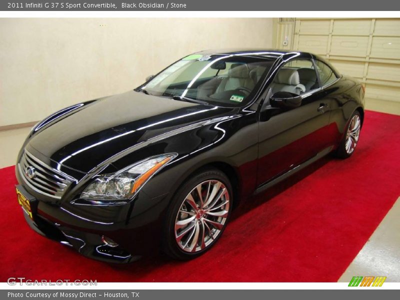 Black Obsidian / Stone 2011 Infiniti G 37 S Sport Convertible