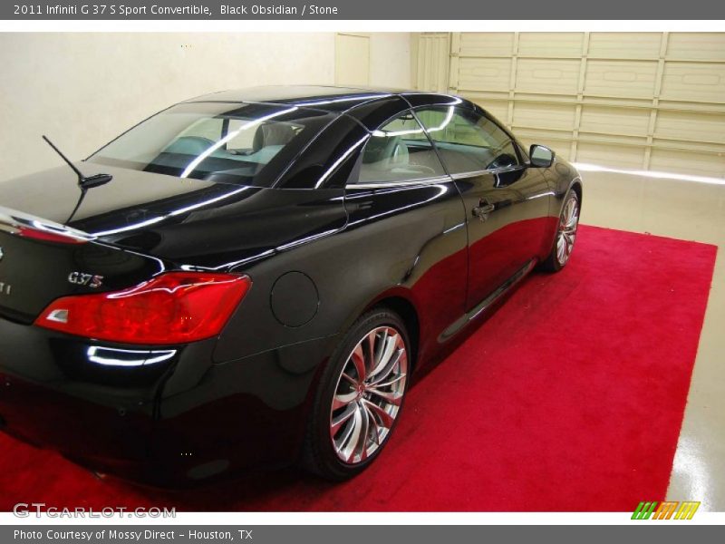 Black Obsidian / Stone 2011 Infiniti G 37 S Sport Convertible