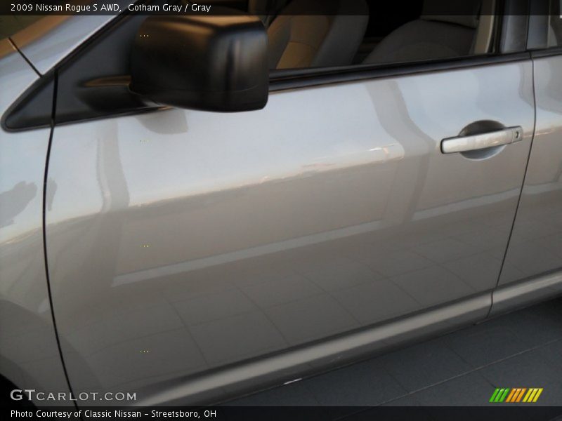 Gotham Gray / Gray 2009 Nissan Rogue S AWD