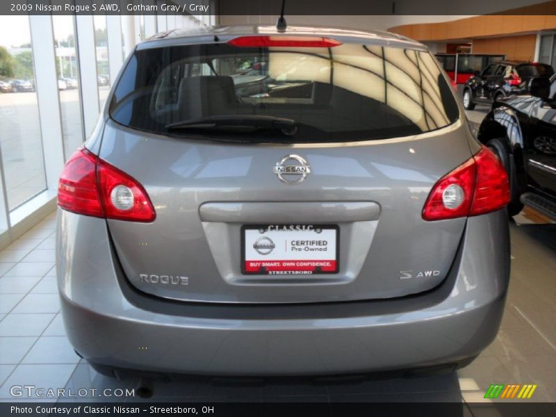Gotham Gray / Gray 2009 Nissan Rogue S AWD