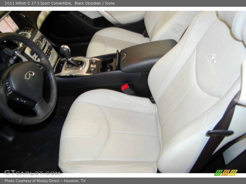  2011 G 37 S Sport Convertible Stone Interior
