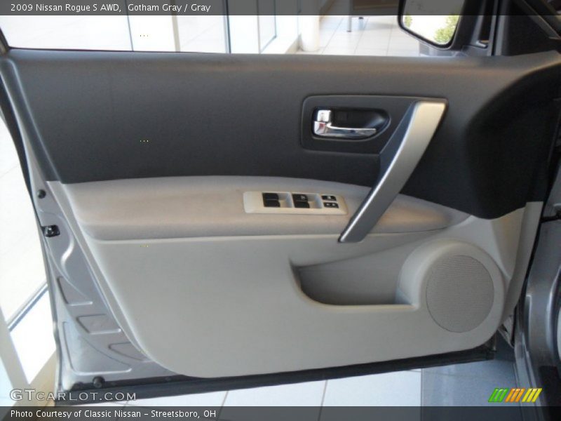 Gotham Gray / Gray 2009 Nissan Rogue S AWD