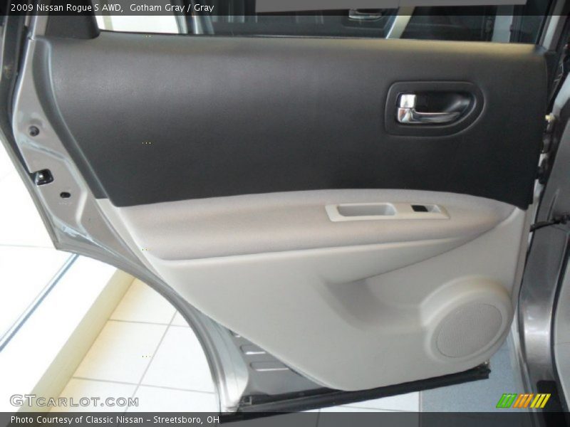 Gotham Gray / Gray 2009 Nissan Rogue S AWD