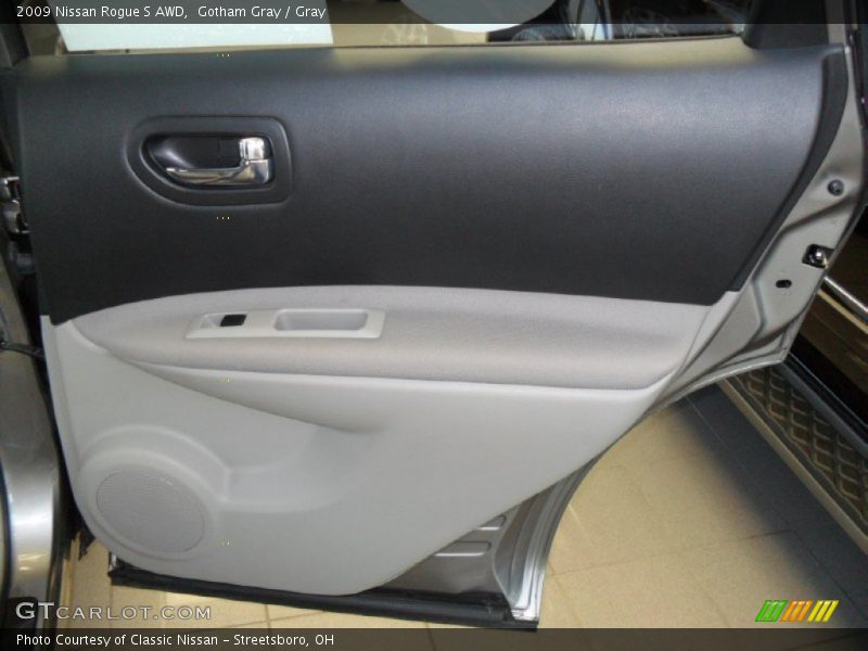 Gotham Gray / Gray 2009 Nissan Rogue S AWD
