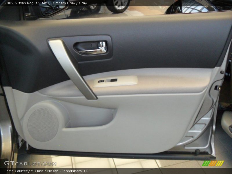 Gotham Gray / Gray 2009 Nissan Rogue S AWD