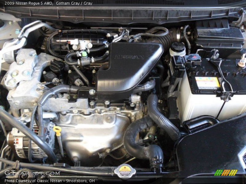 Gotham Gray / Gray 2009 Nissan Rogue S AWD