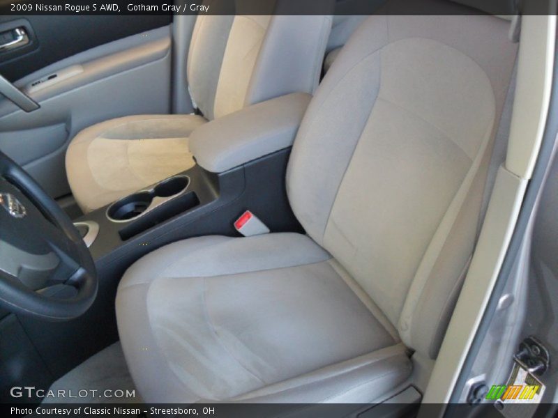 Gotham Gray / Gray 2009 Nissan Rogue S AWD