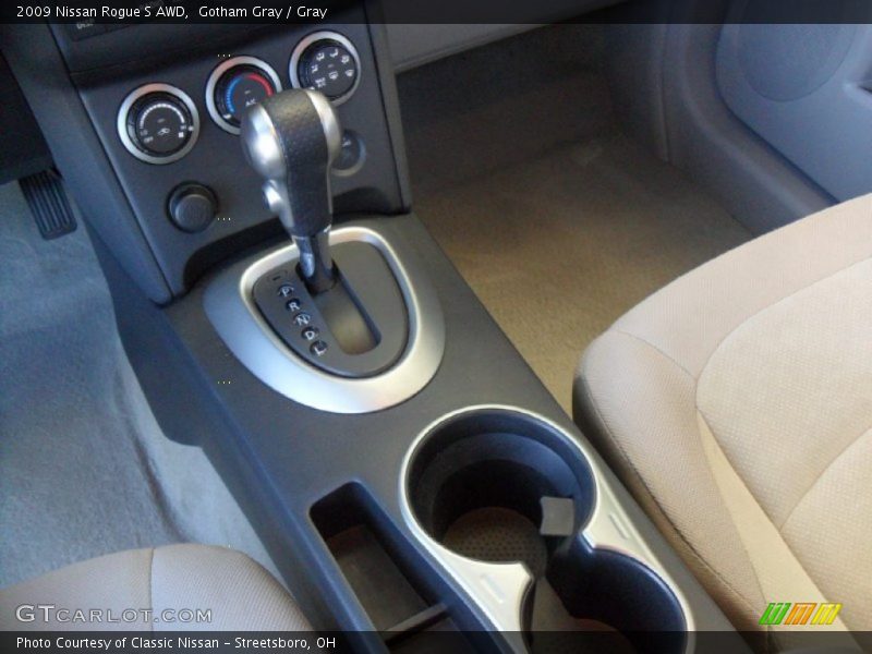 Gotham Gray / Gray 2009 Nissan Rogue S AWD