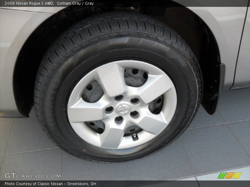 Gotham Gray / Gray 2009 Nissan Rogue S AWD