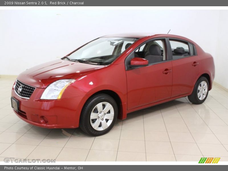 Red Brick / Charcoal 2009 Nissan Sentra 2.0 S