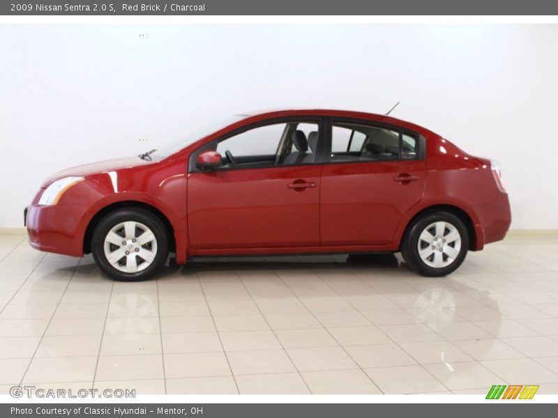 Red Brick / Charcoal 2009 Nissan Sentra 2.0 S